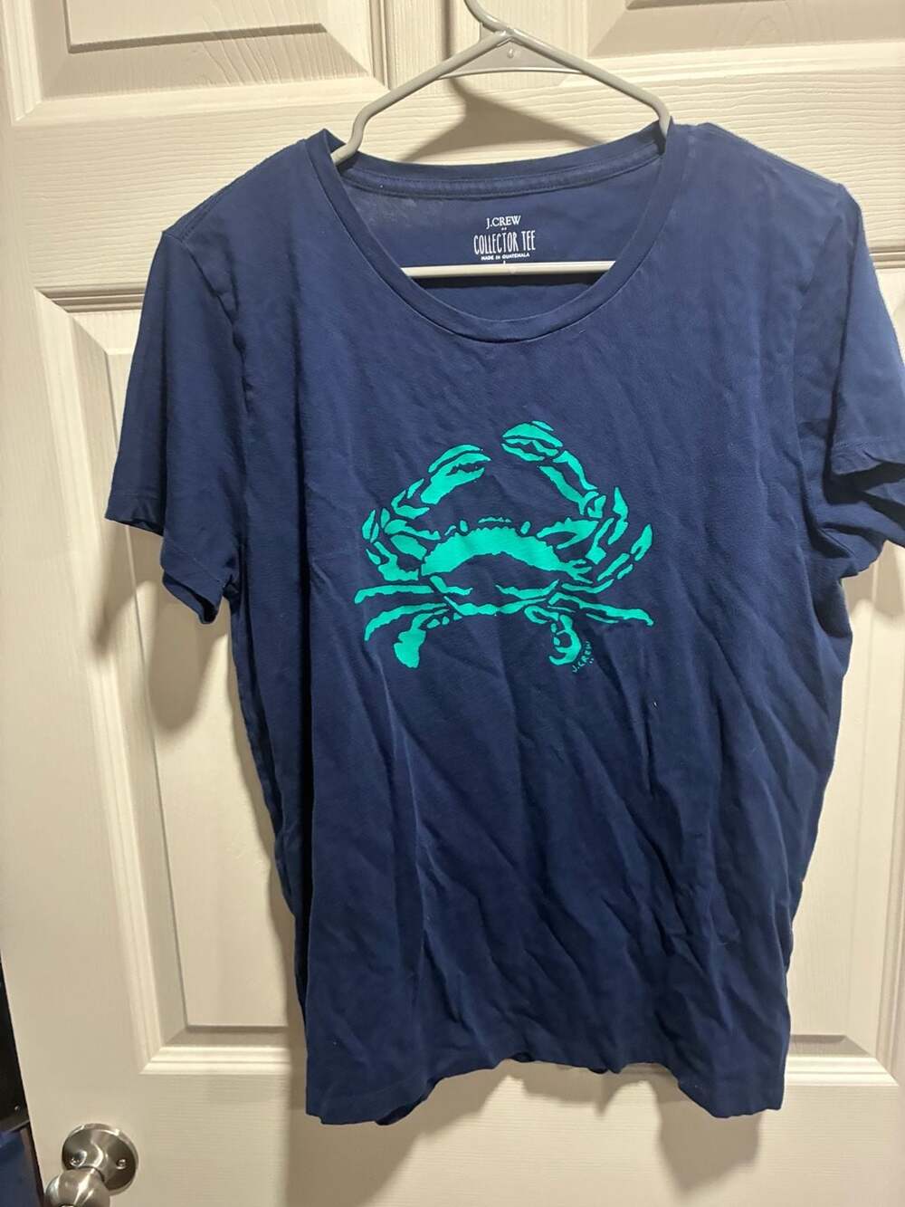 J.Crew Collector Tee Blue Crab Graphic T-Shirt